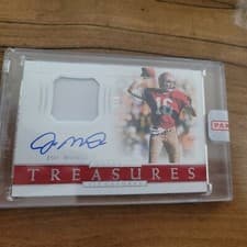 Joe Montana 2018 National Treasures Signatures card