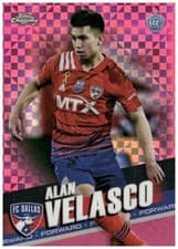 Alan Velasco 2022 Topps Chrome MLS card