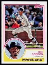 Dee Gordon 2018 Topps Update 1983 Baseball card