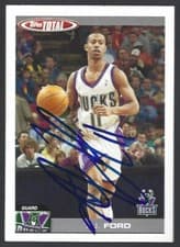 T.J. Ford 2004-05 Topps Total Base Set card