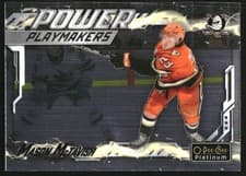 2024-25 O-Pee-Chee Platinum Power Playmakers Mason McTavish #PM-6 card