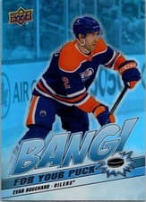 2024-25 Upper Deck Bang! For Your Puck Evan Bouchard #BP-10 card