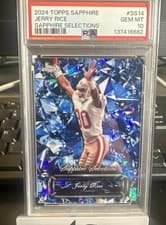 2024 Topps Chrome Sapphire Edition Sapphire Selections Jerry Rice #SS-14 card