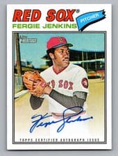 2026 Topps Heritage Real One Autographs Fergie Jenkins #ROA-FJ card