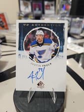 2024-25 SP Authentic UD Authentics Justin Faulk #UDA-JF card