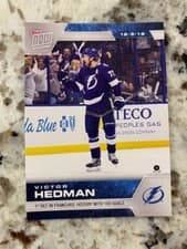 Victor Hedman 2019 Topps Now NHL Stickers card