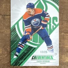 2024-25 Upper Deck Credentials Base Set Zach Hyman #25 card