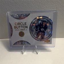 2025-26 SkyBox Metal Universe Circle Button Kyle Connor #CB-4 card