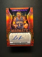 2024-25 Panini Obsidian Magmatic Signatures Stephen Jackson #MS-SJI card