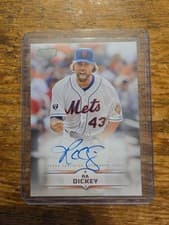 2025 Stadium Club Base Autographs R.A. Dickey #SCBA-RD card