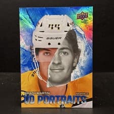Brady Martin 2025 Upper Deck Series 2 UD Portraits card