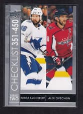 Nikita Kucherov, Alex Ovechkin 2021 Upper Deck card