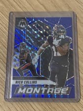 2025 Panini Mosaic Montage Nico Collins #7 card