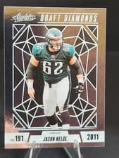Jason Kelce 2024 Panini Absolute Draft Diamonds card
