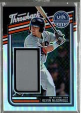 Kevin McGonigle 2026 Panini Stars and Stripes Prizm USA Throwback Materials card