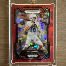 Drake Maye 2024 Panini Prizm Draft Picks card