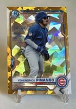 Yohendrick Pinango 2021 Bowman Draft Sapphire card