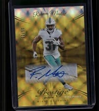 2024 Panini Prestige Xtra Points Signatures Premium Raheem Mostert #185 card