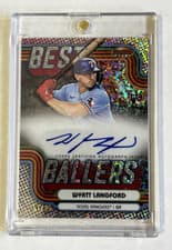 Wyatt Langford 2024 Bowman's Best Ballers Autographs card