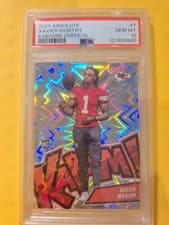 2024 Panini Absolute Kaboom Vertical Xavier Worthy #7 card