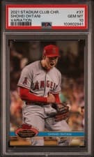 Shohei Ohtani 2021 Stadium Club Chrome card