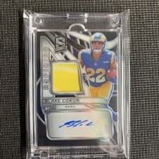 2024 Panini Spectra Aspiring Patch Autographs Blake Corum #APA-BCM card