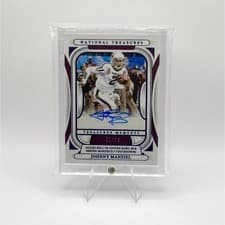 Johnny Manziel 2024 Panini National Treasures Collegiate Treasured Moments Signature card