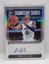Jairus Lyles 2018 Panini Donruss Optic Signature Series card