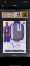 Tyrese Haliburton 2020 Panini National Treasures card