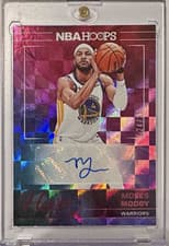 2024-25 Hoops Hoops Ink Moses Moody #HI-MMW card