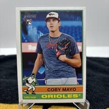 Coby Mayo 2025 Topps Heritage card