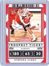 Stephen Curry 2020 Panini Contenders Draft Picks card
