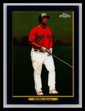 Rafael Devers 2020 Topps Turkey Red Chrome card