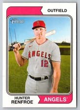 Hunter Renfroe 2023 Topps Heritage card
