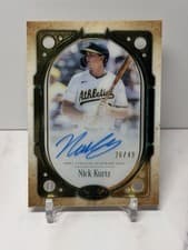 2026 Topps Tier One Clearly Perfect Autographs Nick Kurtz #CPA-NK card
