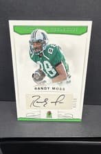 Randy Moss 2018 National Treasures Signatures card