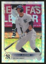 Aaron Judge 2022 Topps Chrome Logofractor card