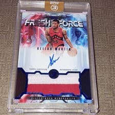 2025-26 Topps 3 Fresh Force Relic Autos Alijah Martin #FFR-AM card