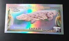 Safari Sights: Crocodile 2020 Topps Allen & Ginter Chrome Safari Sights Mini card