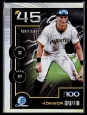 2025 Bowman Bowman Scouts Top 100 Konnor Griffin #BTP-45 card
