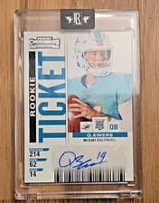 Quinn Ewers 2025 Panini Select Contenders Rookie Ticket card