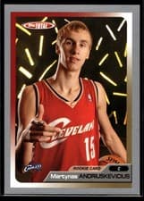 Martynas Andriuskevicius 2005-06 Topps Total Base Set card