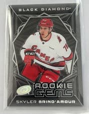2025-26 Upper Deck Black Diamond Rookie Gems Skyler Brind'Amour #RG-SB card