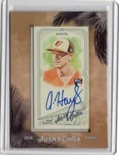 Austin Hays 2018 Topps Allen & Ginter Framed Mini Autographs card