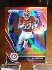 Jaylen Waddle 2021 Panini Prizm Draft Picks card