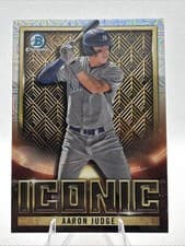 Aaron Judge 2023 Bowman Chrome Iconic card