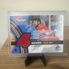 2025-26 SP Game Used 2025 4 Nations Face-Off Fabrics Sam Bennett #4N-SB card