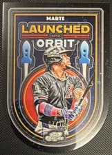 2025 Topps Cosmic Chrome Launched into Orbit Ketel Marte #LIO-27 card