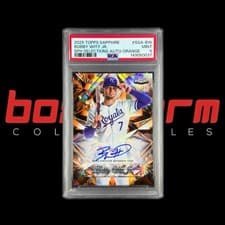 2025 Topps Chrome Sapphire Sapphire Selections Autographs Bobby Witt Jr. #SSA-BW card