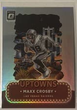 Maxx Crosby 2024 Panini Donruss Optic Uptowns card